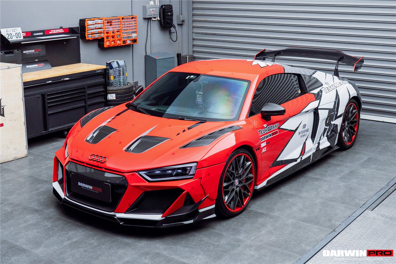 2016 - 2018 Audi R8 Coupe/Spyder iMPII Carbon Fiber Side Skirts Add on